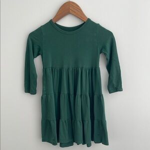 Kyte tired green dress